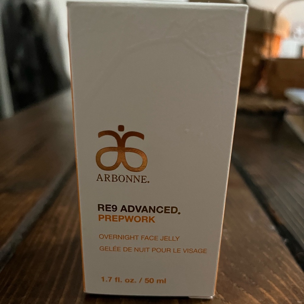 NIB Arbonne RE9 Advanced Prepwork Overnight Face Jelly